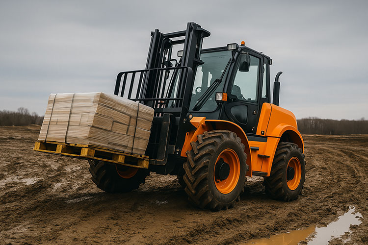 6T-Rough-Terrain-Forklifts-in-Construction-Sites