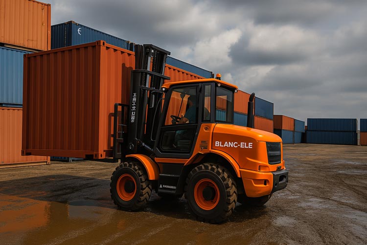 Rough-Terrain-Forklifts-in-Yards