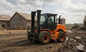 4WD-Rough-Terrain-Forklifts-Solve-Slipping-on-Rainy-Job-Sites