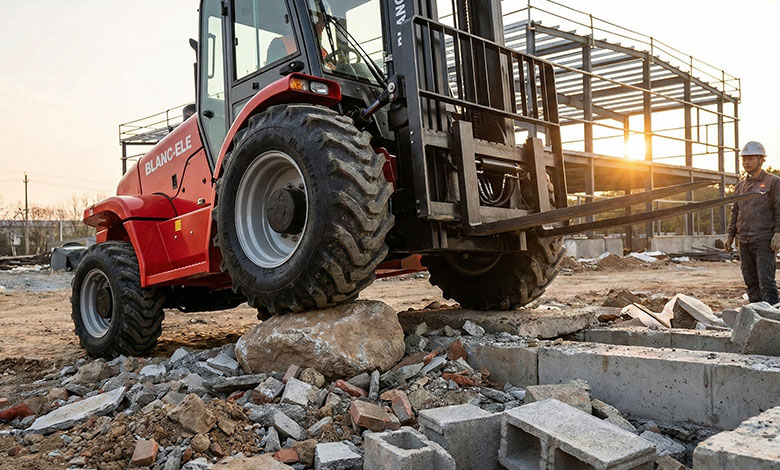 blanc-ele-Forklifts-for-Construction-Site