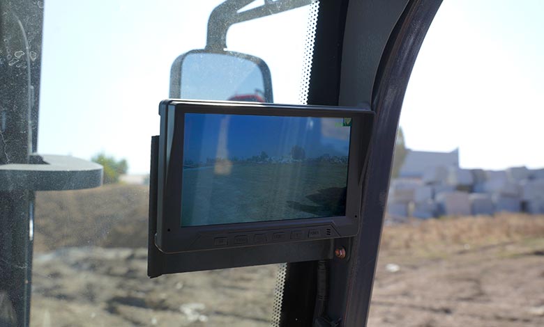 Rear View Camera Assist View of a dashboard screen showing the rear-view camera feed.