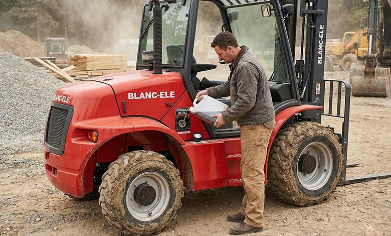 BLANC-ELE rough-terrain-forklifts-External-Oil-Filling-Ports