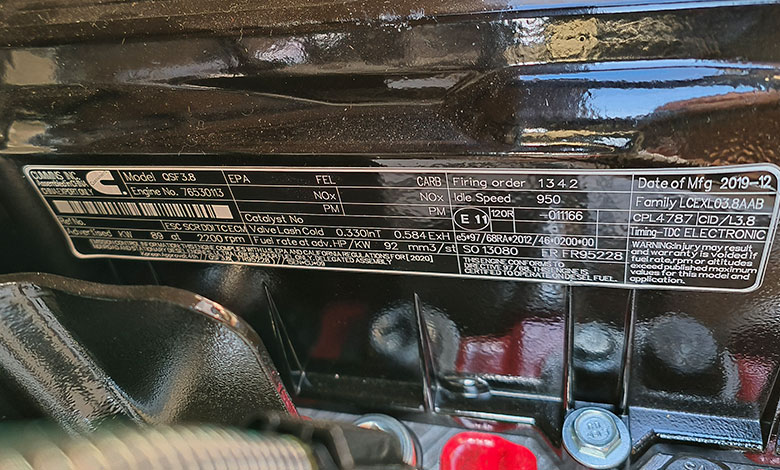 BLANC-ELE Rough Terrain Forklift with Cummins QSF Engine