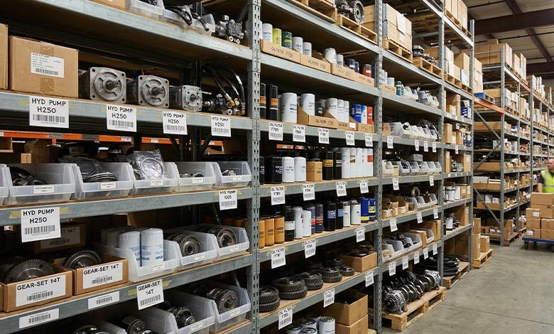 Forklift spare parts warehouse for export buyers